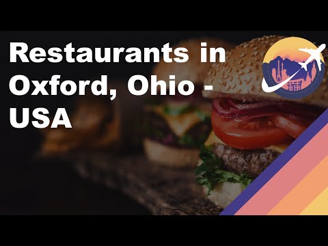 Restaurants in Oxford Ohio USA