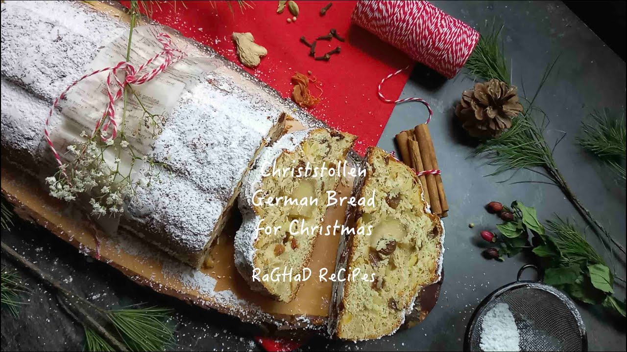 Christstollen Bread - German Bread for Christmas - Stollen Bread - YouTube