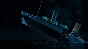 Titanic - Cena do Navio Partindo ao Meio
