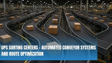 UPS Sorting Centers – Automated Conveyor Systems and Route Optimization