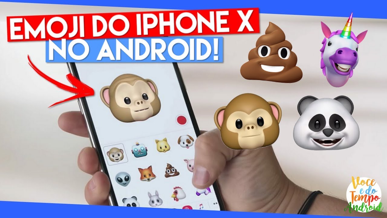 Como Ter os Emoji do iPhone X no Android! YouTube