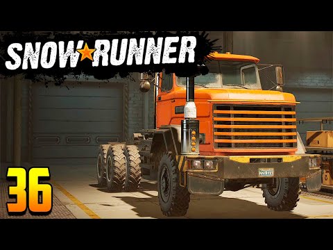 Видео: Прохождение SnowRunner #36 | Royal BM17 (он же Scammell s24) - новый король вездеходов?