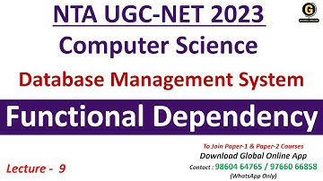 Functional Dependency in DBMS | FD and its types in DBMS for UGC NET | NTA UGC NET Computer Science