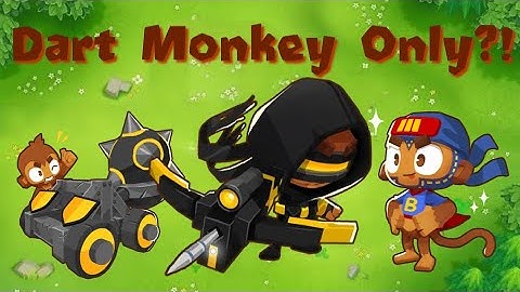 Chimps with only Dart Monkey?! (Bloons TD 6)