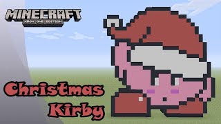 Minecraft: Pixel Art Tutorial and Showcase: Christmas Kirby