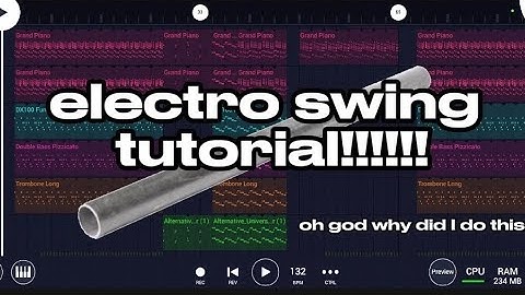 how to make electro swing (silly)