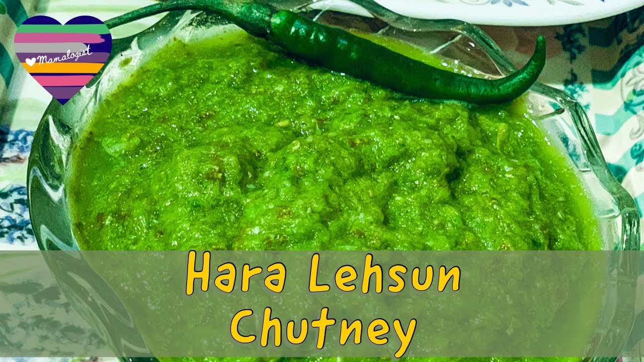 Hara Lehsun Chutney Green Garlic Sauce/Chutney By Ramz YouTube