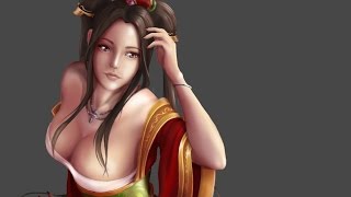 Speed painting - Guqin Sona (League of Legends)