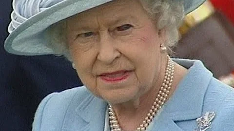 Queen sports a bloodshot eye at polo match