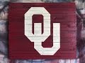Oklahoma University Logo - pallet wood DIY Oklahoma University Logo - pallet wood DIY