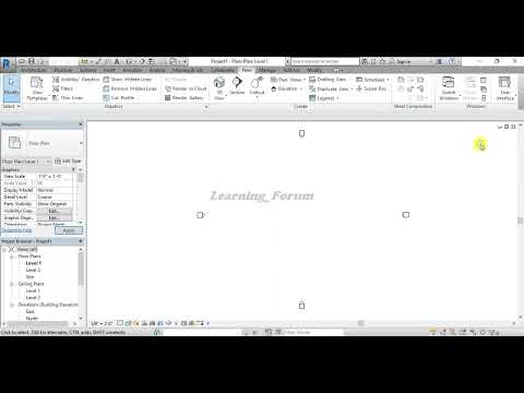 How to show properties table in Revit Architecture | Revit Architecture Tutorials for beginners