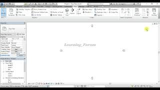 How to show properties table in Revit Architecture | Revit Architecture Tutorials for beginners