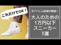 【初心者必見！】大人が買うべきスニーカーはこの3つ！1足あたりアンダー1万円で揃います！