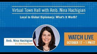 USGLC National Town Hall with Amb. Nina Hachigian