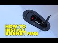 Honda S2000 Build Part 2 - How To Install Bonnet Pins (Hood Pins/Latches)