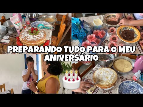 PREPARANDO TUDO PARA O MEU ANIVERSÁRIO! FIZ O BOLO E O BRIGADEIRO | MINHA FAMÍLIA VEIO PARA A FESTA PREPARANDO TUDO PARA O MEU ANIVERSÁRIO! FIZ O BOLO E O BRIGADEIRO | MINHA FAMÍLIA VEIO PARA A FESTA