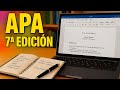 Norma APA 7a. edición  en 7 minutos FACIL, rápido y GRATIS