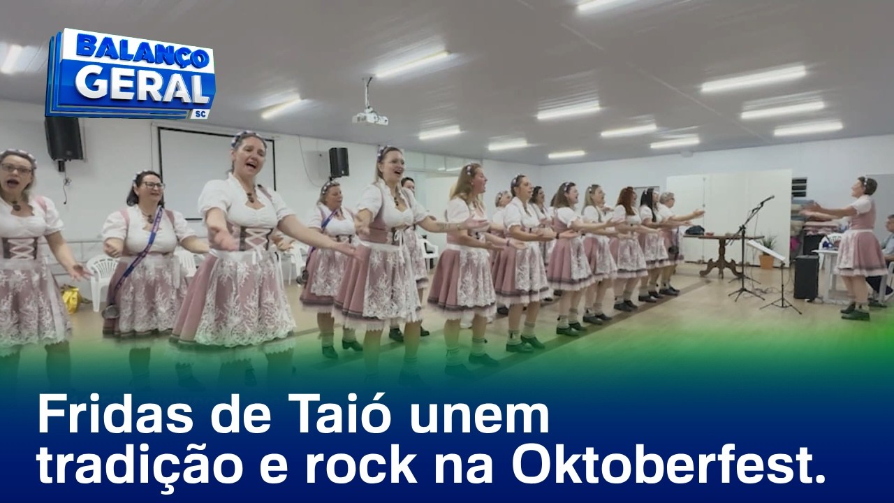 Unindo tradição e rock, as Fridas de Taió se preparam para mais uma apresentação na Oktoberfest