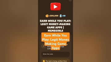 Earn While You Play: Legit Money Making Game Apps | MemeFi Video Code