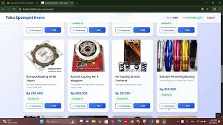 Tugas E Commerce pemrograman web (create, read, update, delete)