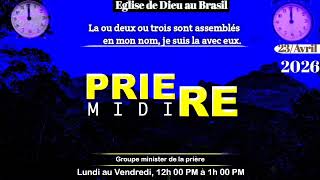PRIERE MIDI = JEUDI 23 AVRIL 2026 = SEIGNEUR MEN FWAYEM LAN RESTORASYON = FRERE WITLY AUREL. 
