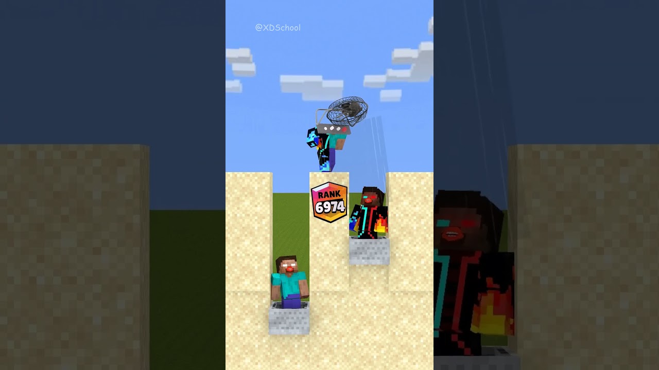 Who will get rank 6974? Herobrine vs. Bad Herobrine! 