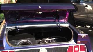 1973 Mustang Mach 1 Sound System Installed