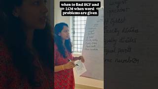 When to take hcf and lcm in word problems