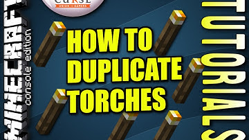 MINECRAFT - PS4 - HOW TO DUPLICATE TORCHES - TUTORIAL ( PS3 / XBOX /PC )  UPDATE