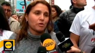 La ministra de justicia Marisol Pérez Tello participó en la marcha "Ni una menos"│RPP