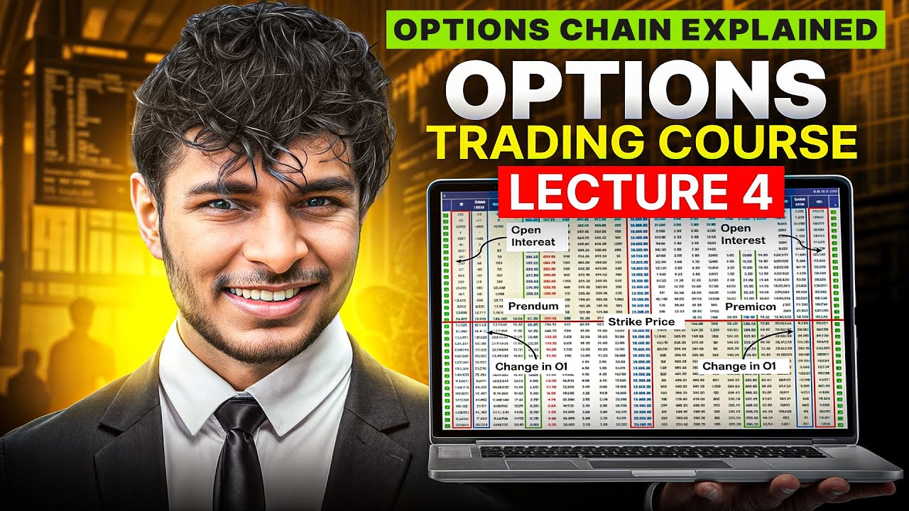 Option 4 Direct What is Option Chain? | L-4 Options Trading Course | Trading with Purab ...