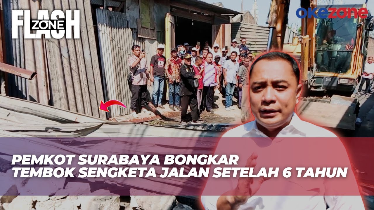 Pintu Gerbang 10 Meter dan Tembok 5 Meter Dirobohkan, Jalan Tambak Wedi Baru Kembali Terbuka