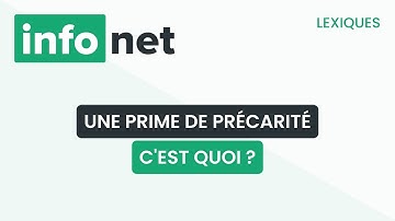 Une prime de précarité, c
