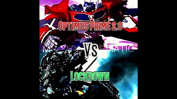 Optimus prime 2.0 vs lockdown #lockdown#transformersprime#optimusprime#ageofextinction