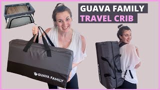 GUAVA FAMILY LOTUS TRAVEL CRIB REVIEW & HOW IT WORKS | TWIN MOM | BABY GEAR | TRAVEL WITH A BABY