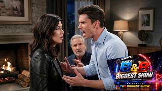 FINN EXPLODES AT STEFFY! “YOU DID WHAT BEHIND MY BACK!” — THEIR MARRIAGE IN DANGER! | B&B SPOILERS