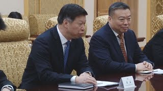 中国特使、金氏側近と会談 核・ミサイル開発協議か