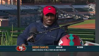 Deebo Samuel Shares What Happened When Christian McCaffrey Entered The Huddle At QB | 02\/08\/23
