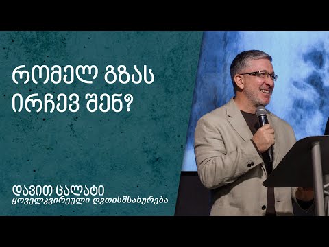 რომელ გზას ირჩევ შენ დავით ცალატი 09 11 2025