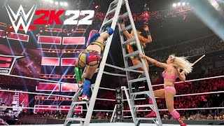 Becky Lynch vs. Charlotte Flair vs. Asuka | TLC 2018 [WWE 2K22]