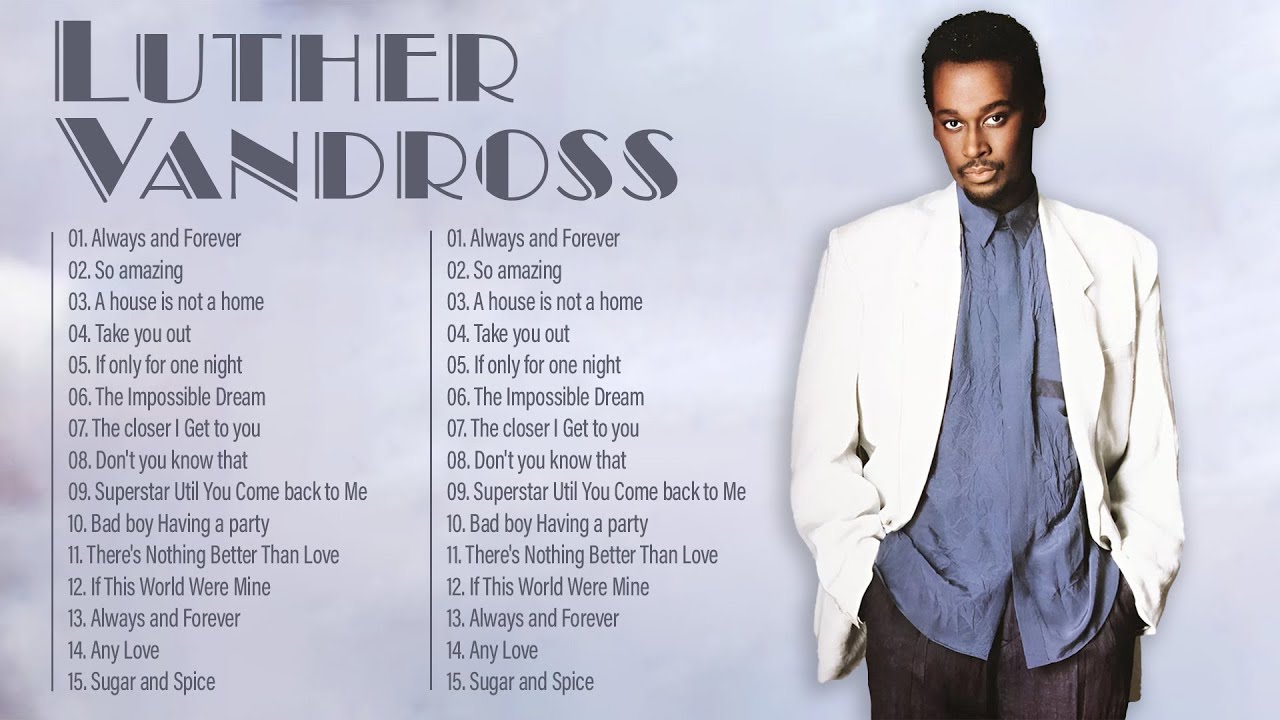 Top Love songs of Luther Vandross ❤️ Best of Luther Vandross