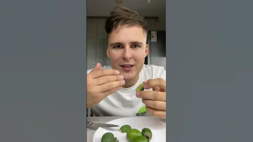 Как есть фейхоа? Какой вкус у фейхоа? Что такое фейхоа? Как резать фейхоа?
