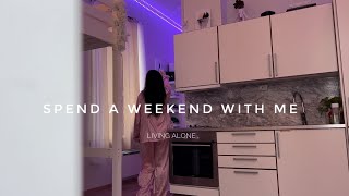 My living alone diaries I a weekend in my life, redecorating my apartment, Chill and cozy vibes, gym