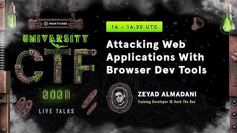 Attacking Web Apps with a browser - HackTheBox Uni CTF 2021