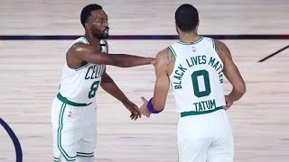 Kemba Walker \& Jayson Tatum Bring Out Broom Sticks For Embiid's 76ers! Celtics Vs Sixers FERRO
