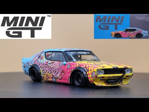 ミニカー LibertywalkGTR Mini GT 00698 - Nissan Skyline Kenmeri Liberty Walk