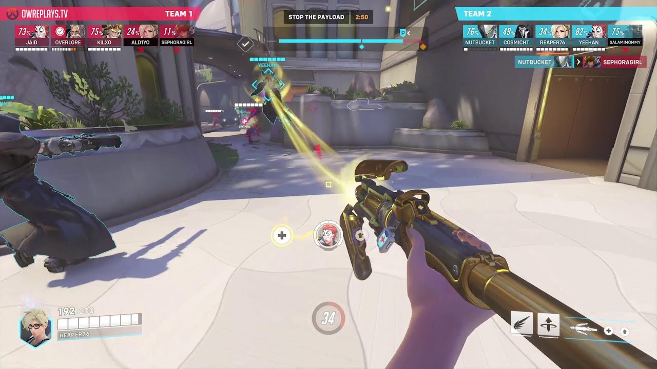 stoned out of my mind on mercy by REAPER76 — Overwatch 2 Replay 07S456