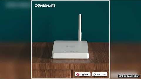 Zemismart M6 Hub Matter Zigbee Gateway with Antenna Work with Tuya Homekit Google Home SmartThings