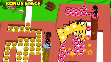Stacky Dash world record gameplay level #776 bonus stage #viral #mobilegameroom