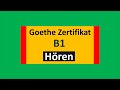 Goethe Zertifikat B1 Hören Modelltest mit Antworten am Ende || Vid - 200